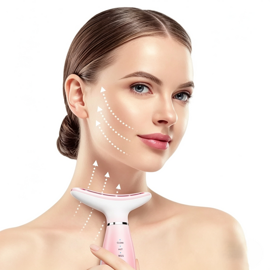 3-in-1 Neck & Face Massager with Heat